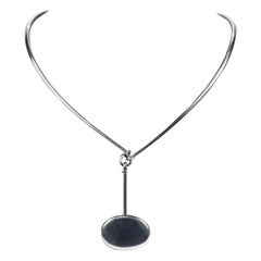 Georg Jensen Sterling Silber Torun Halsband Nr. 167 & Anhänger Nr. 304 Halskette
