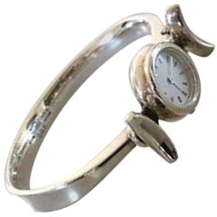 Retro Georg Jensen Sterling Silver Torun Wristwatch #231