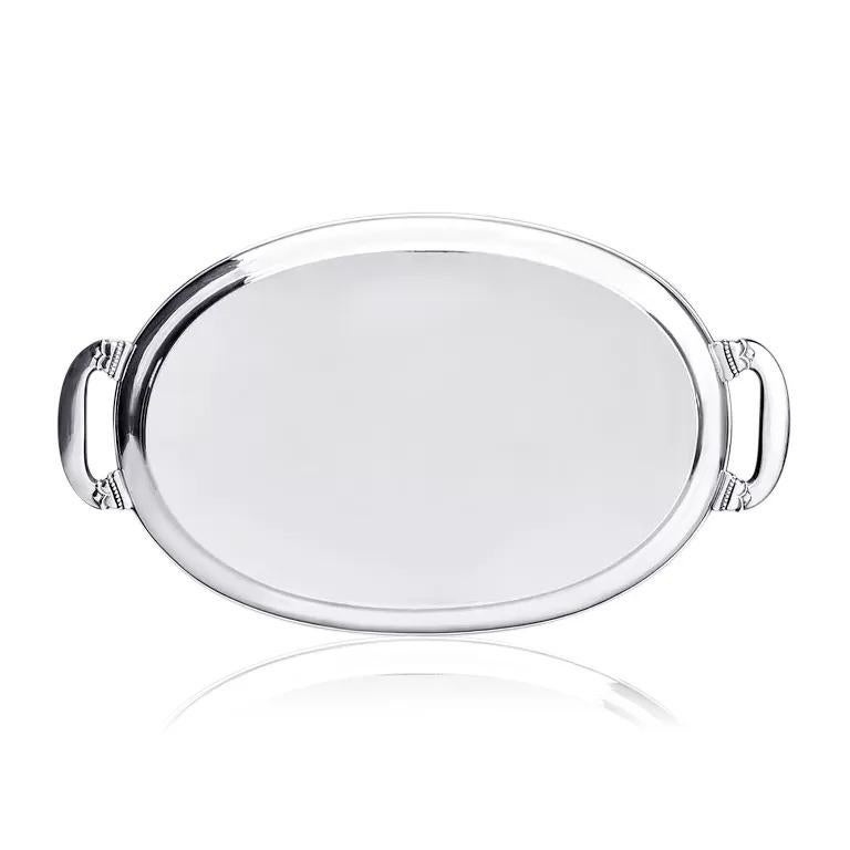 Georg Jensen Sterling Silver Tray 80 Art Nouveau en venta