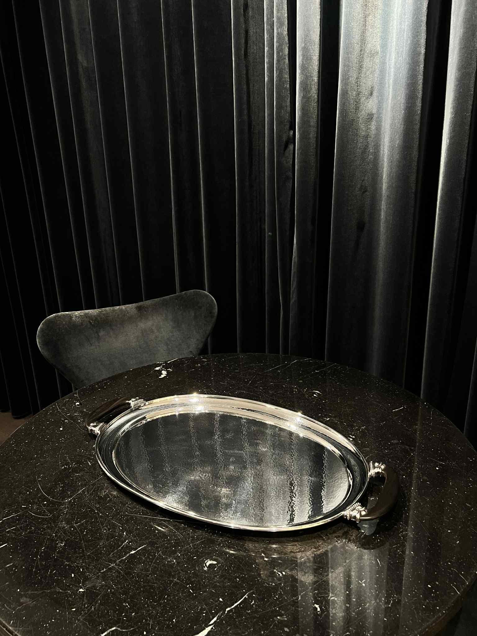 Georg Jensen Sterling Silver Tray 80 Danés en venta
