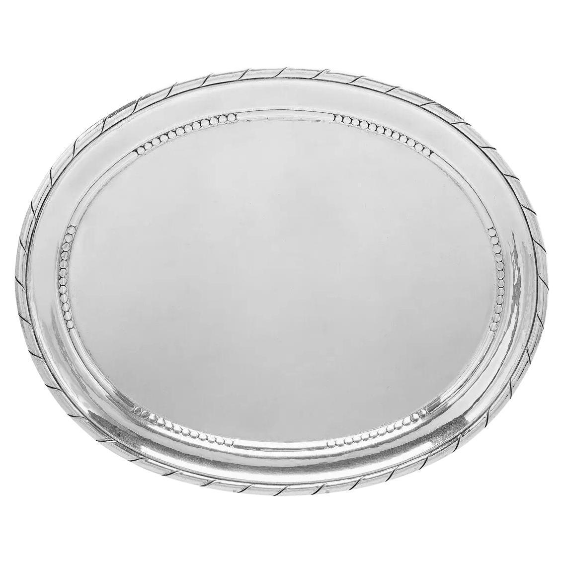 Georg Jensen Bandeja de plata de ley nº 88