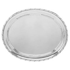 Georg Jensen Bandeja de plata de ley nº 88