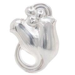 Georg Jensen Sterling Silver Tulip Brooch No. 100B
