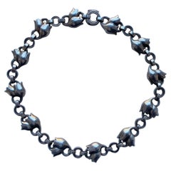 Georg Jensen - Collana "Tulipano" in argento sterling, design #100A