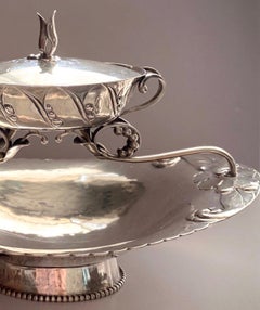 Georg Jensen Sterling Silver Two-Tiered Dish No. 81