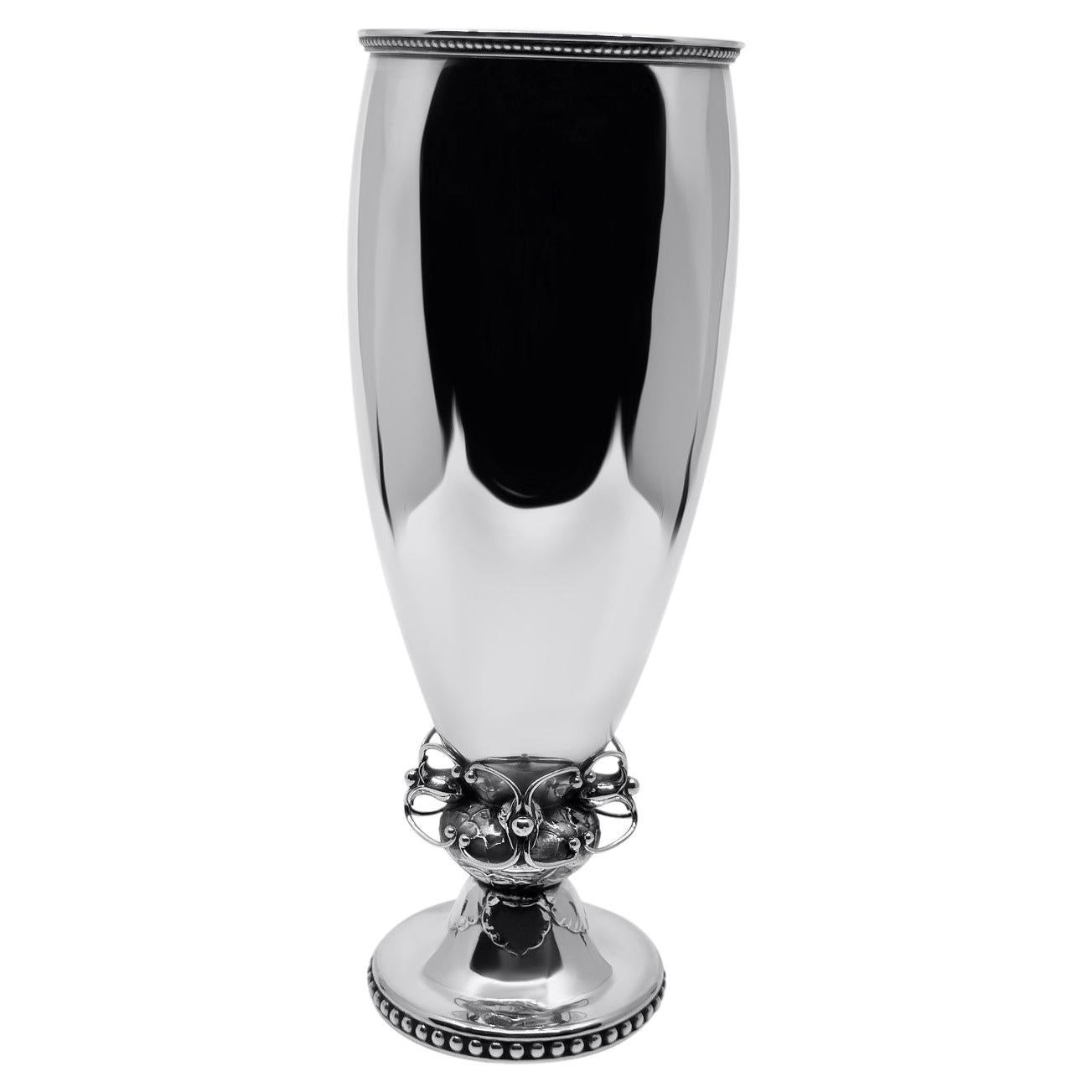 Georg Jensen Sterling Silver Vase 301