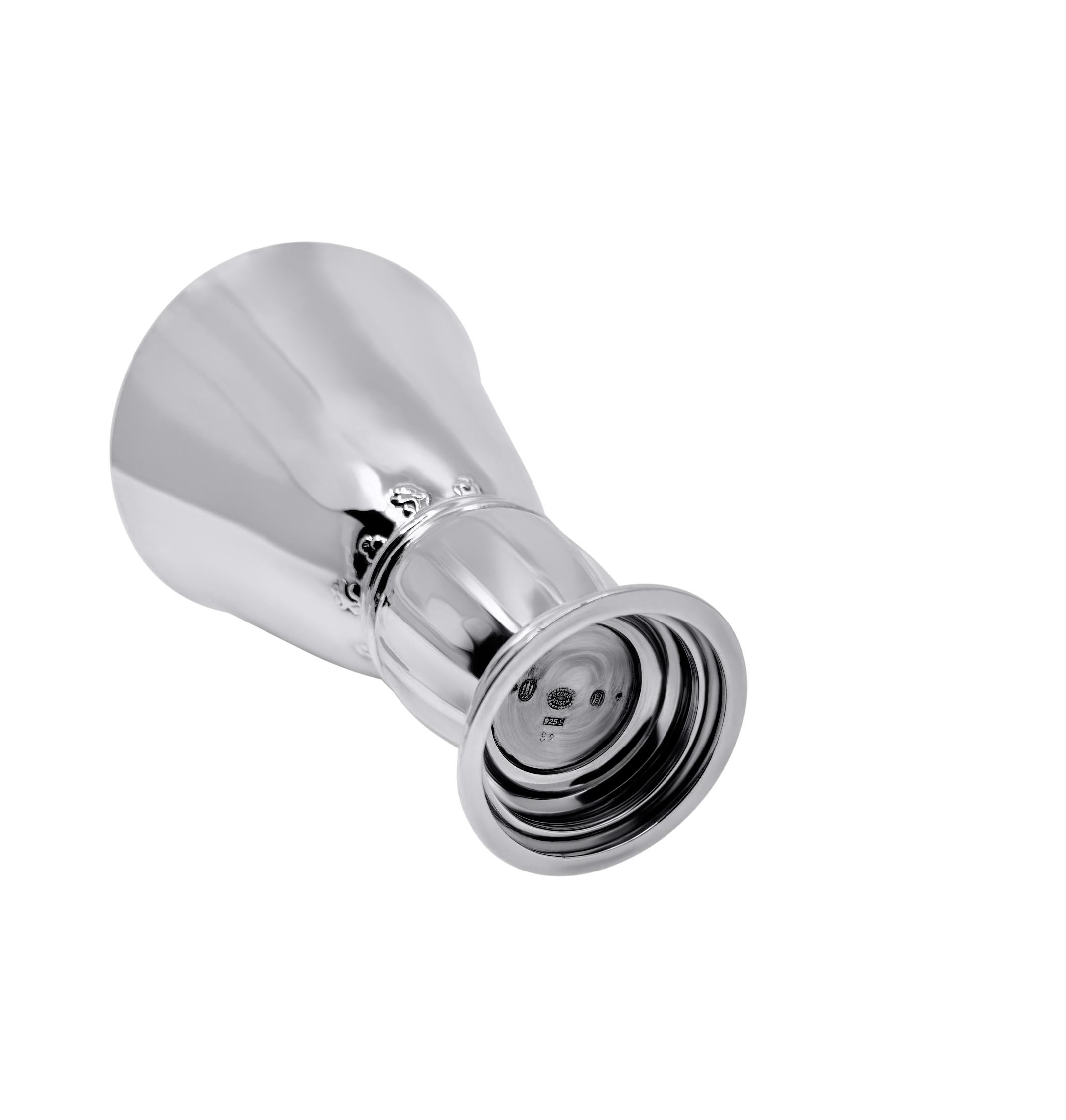 Art Nouveau Vaso in argento Georg Jensen 52 in vendita
