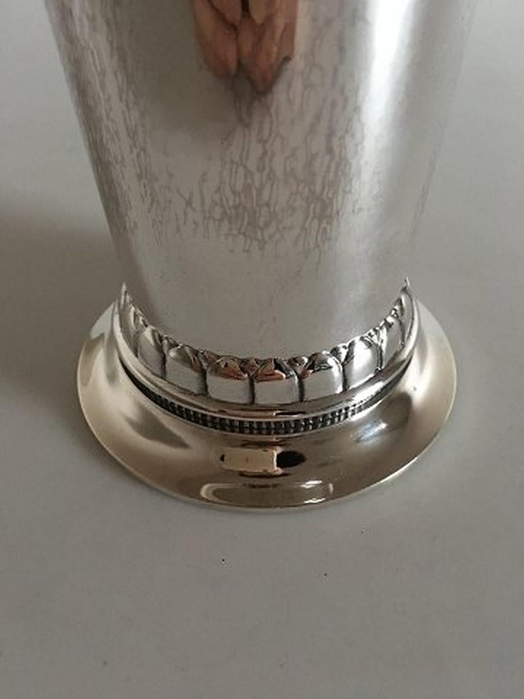 Danish Georg Jensen Sterling Silver Vase No 115A