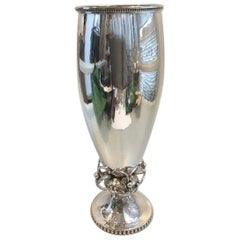 Georg Jensen Sterling Silver Vase with ornamentation no 301 A 