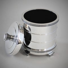 Georg Jensen Sterling Silver Very Rare Tobacco Jar, No.796 by Jorgen Jensen