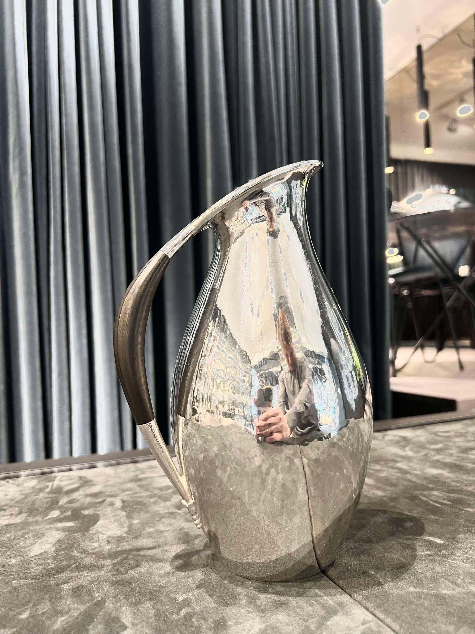 Georg Jensen Jarra de agua de plata de ley 432E Art Nouveau en venta