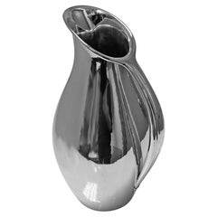 Jarra de agua Georg Jensen de plata de ley C.1950, diseñada por Johan Rohde