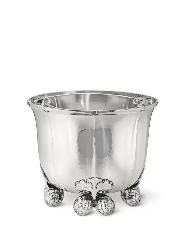 Enfriador de vino Georg Jensen de plata de ley 87 Art Nouveau