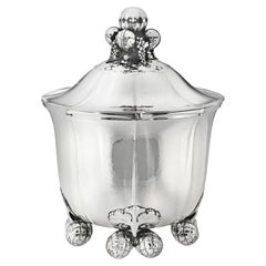 Enfriador de vino Georg Jensen de plata de ley 87