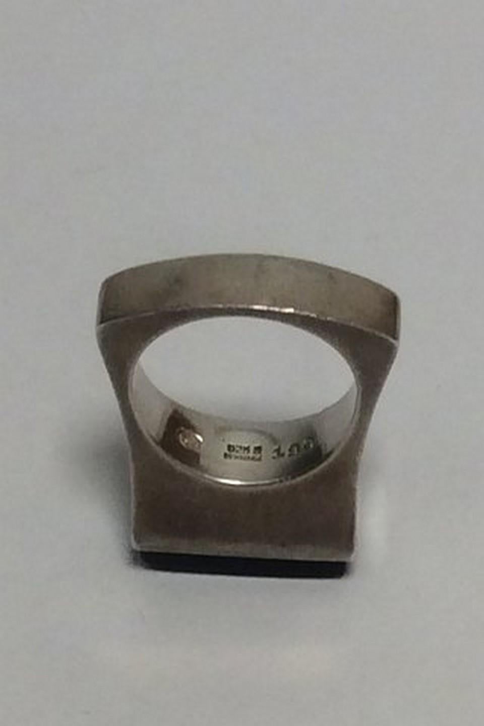 De las mujeres Georg Jensen Sterling Sølv Moderne Anillo nº 180 Med Sten en venta