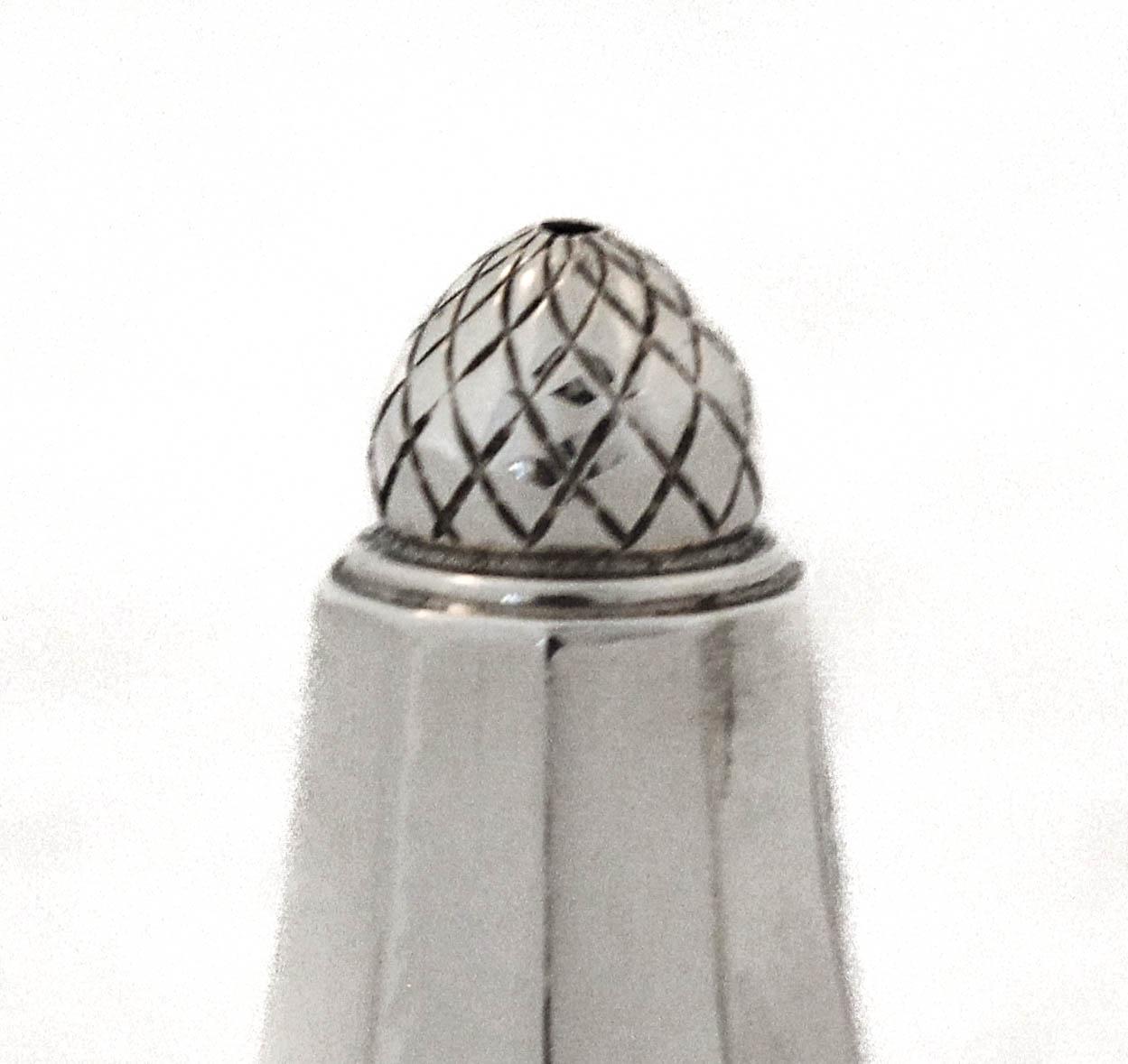 Danese Shakers per sale e pepe in argento di Georg Jensen Stern in vendita