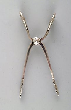 Georg Jensen Sugar Tang in Sterling Silver, 'Blossom'