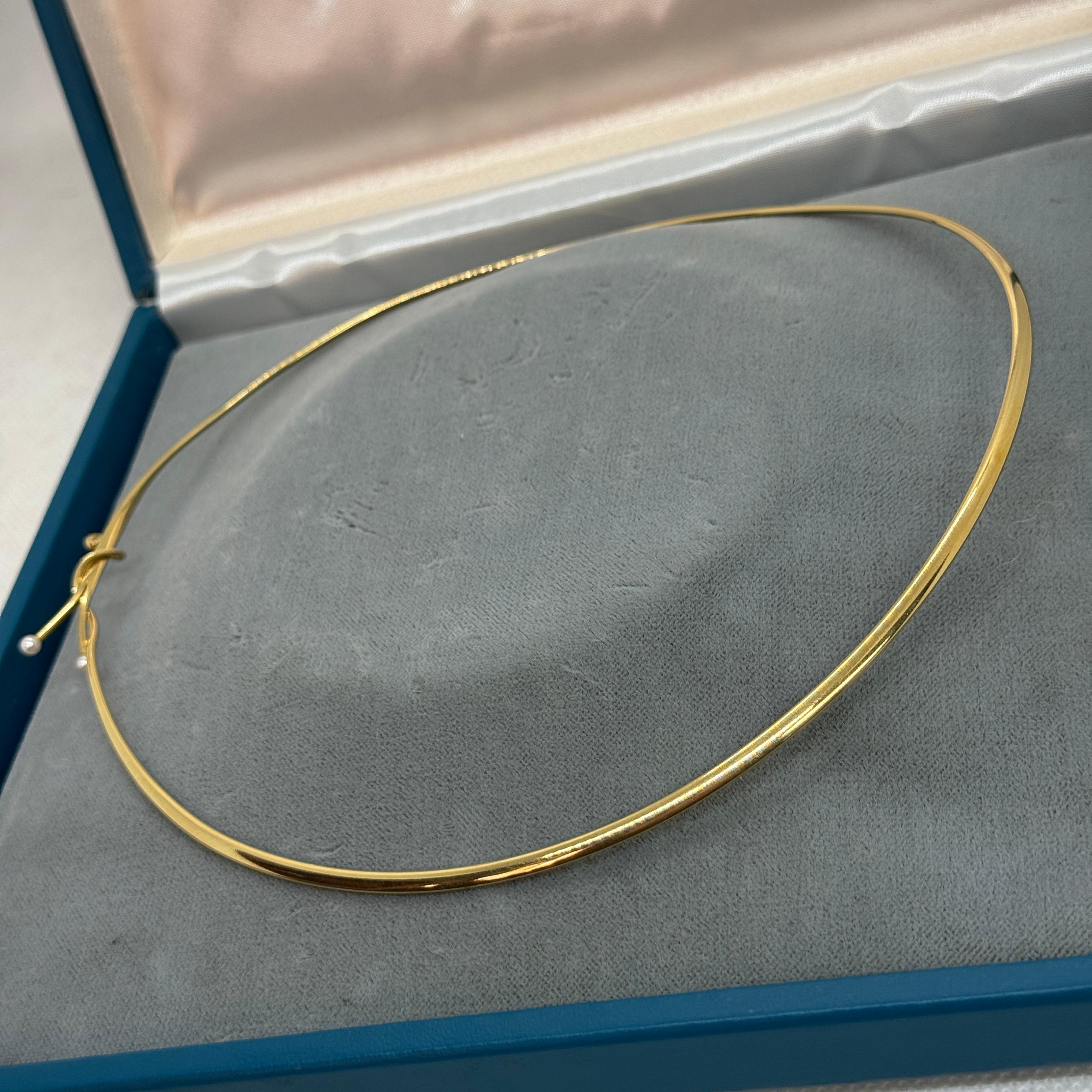 Georg Jensen Torun Collier 18K Yellow Gold with Pearls No. 904 For Sale 4