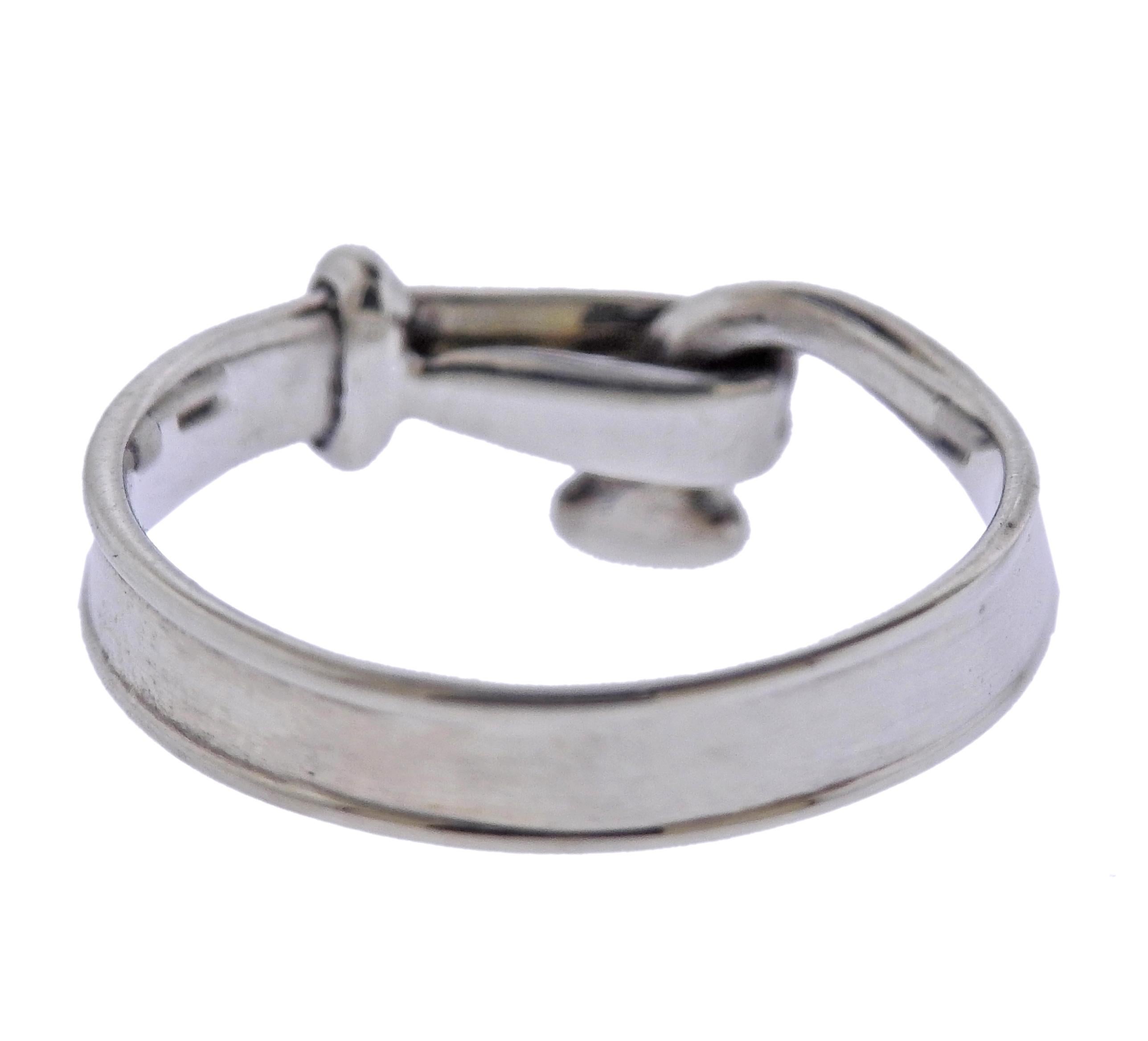Georg Jensen Torun Haken Sterlingsilber Ring 204 A im Zustand „Neu“ im Angebot in Lambertville, NJ