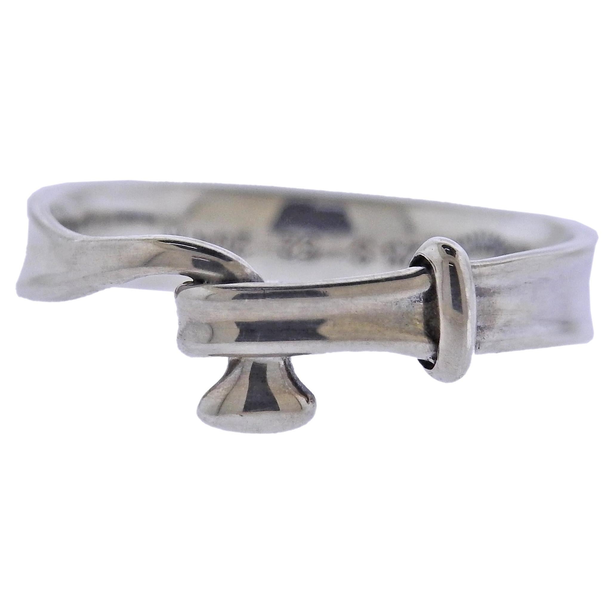 Georg Jensen Torun Hook Sterling Silver Ring 204 A For Sale