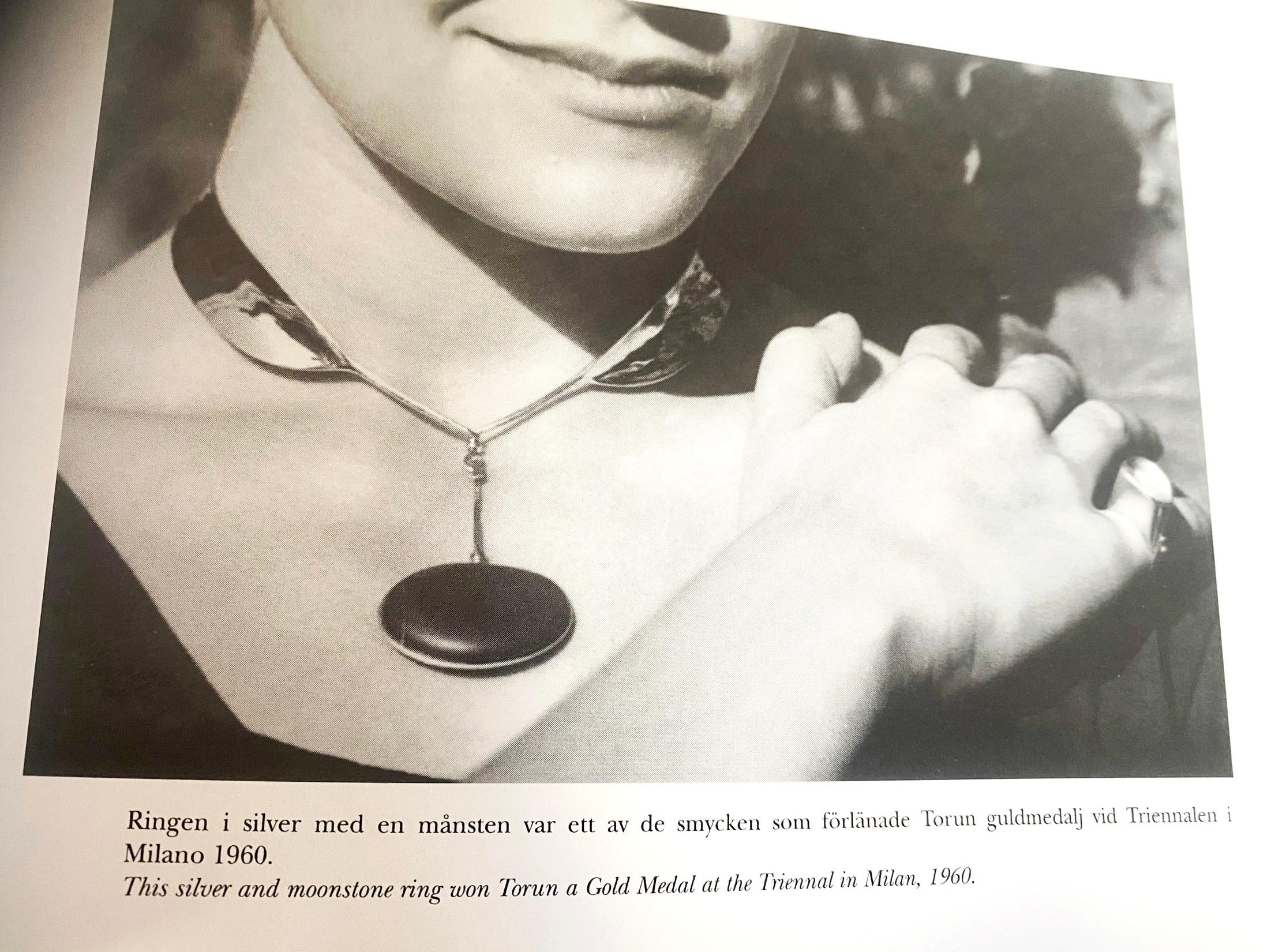 Georg Jensen Torun Sodalit-Halskette, Dänemark, ca. 1975 3