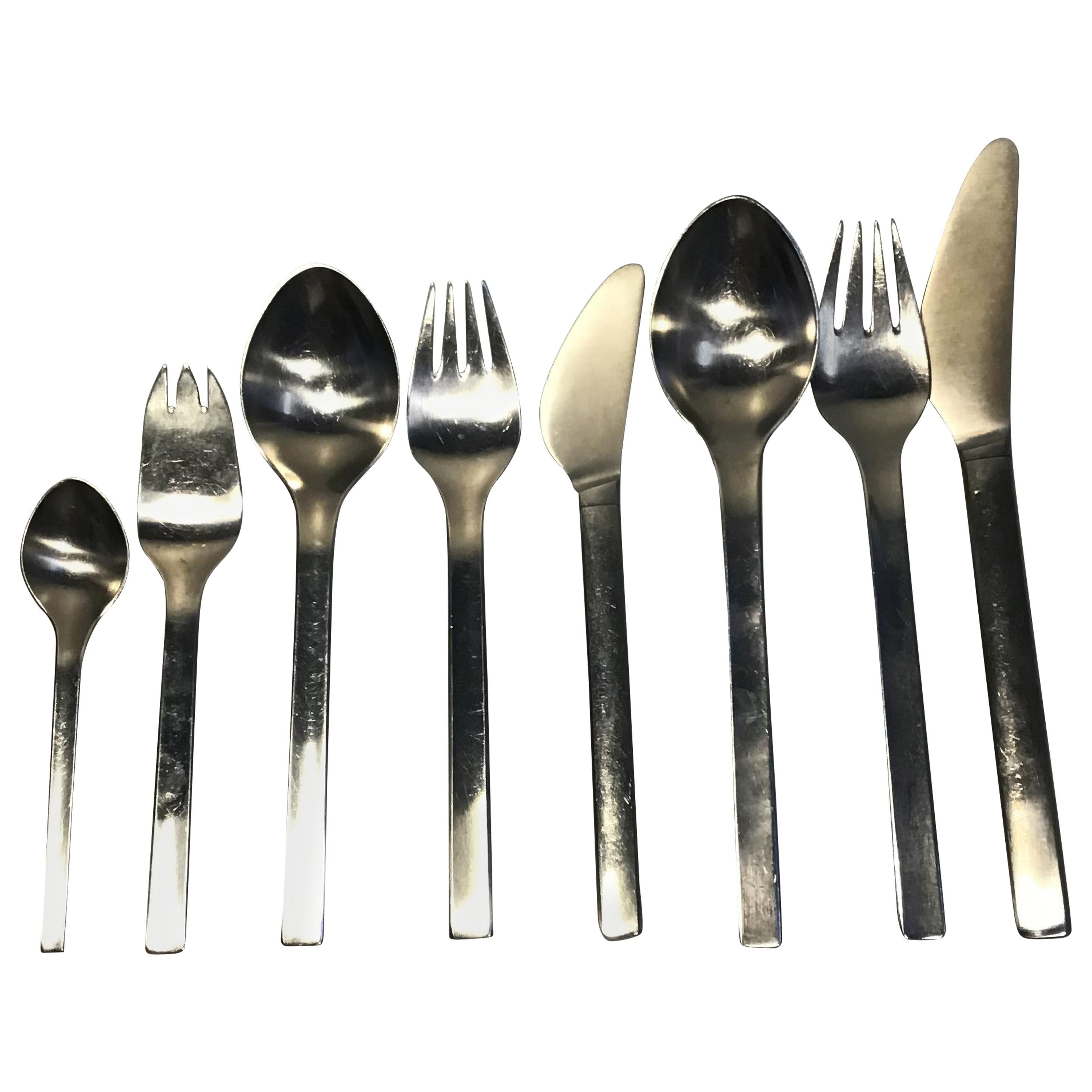 Georg Jensen Tuja/Tanaquil Stainless Steel Set 64 Pieces