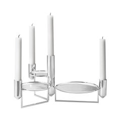 Georg Jensen Tunes Centrepiece Candleholder in Stainless Steel by Monica Förster