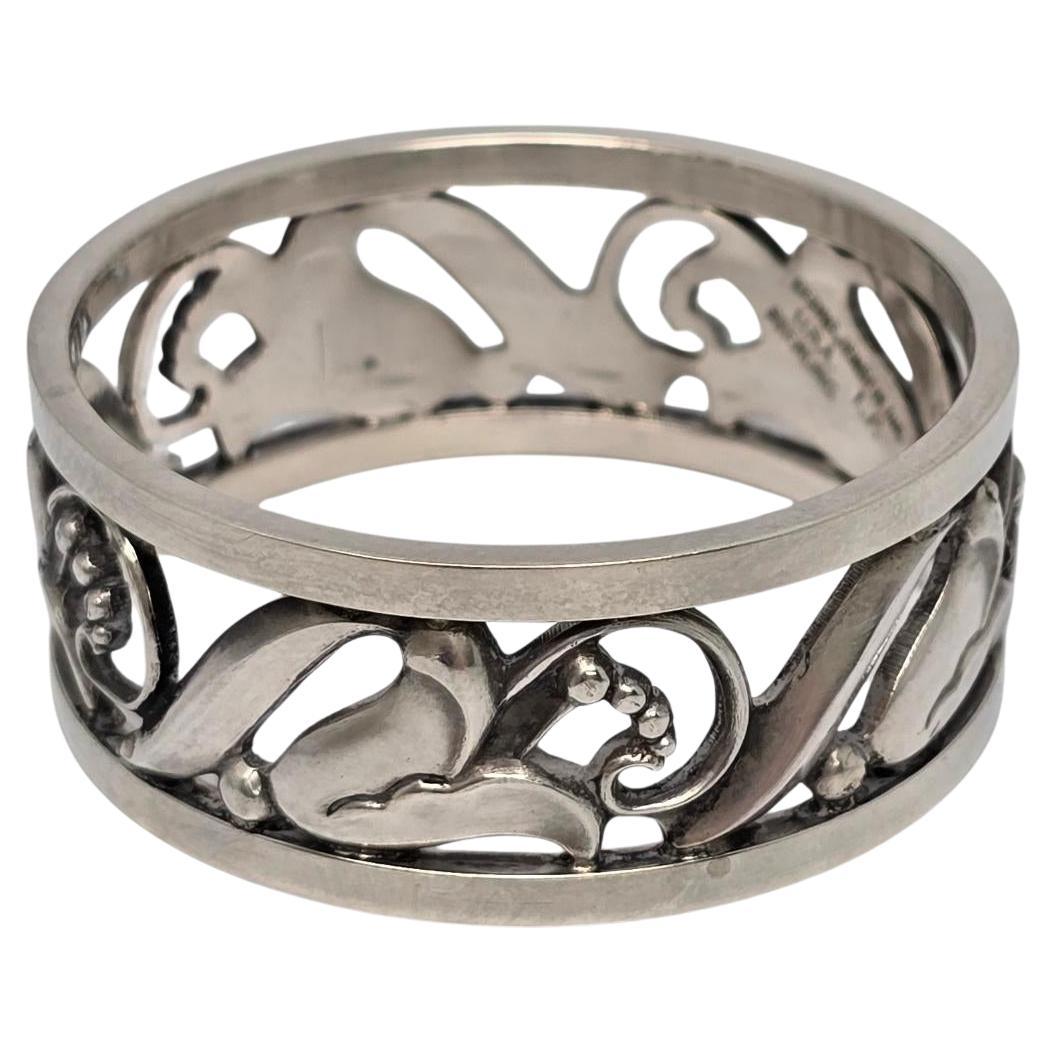 Georg Jensen USA Sterling Silver LaPaglia Design Napkin Ring #21186