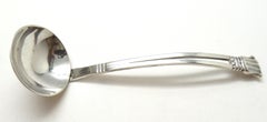 Georg Jensen USA Sterling Silver Tulip Handled Sauce Ladle Pattern 105