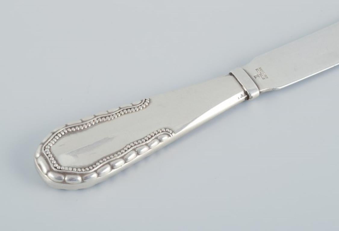 Danish Georg Jensen, Viking, butter knife in sterling silver. All silver.  For Sale