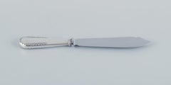 Georg Jensen, Viking, cake knife in 830 silver.  Raadvad stainless steel blade.