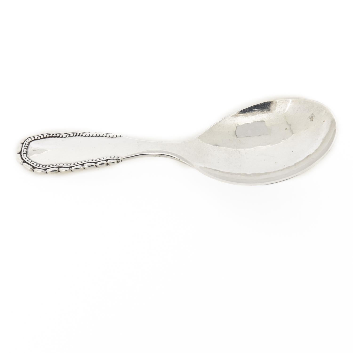 Danese Cucchiaio da tè in argento Georg Jensen Viking o Nordisk in vendita