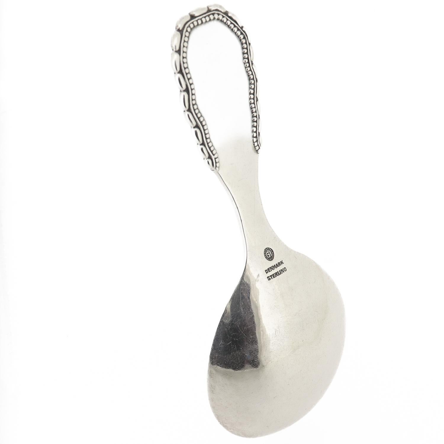 Cucchiaio da tè in argento Georg Jensen Viking o Nordisk in vendita 2