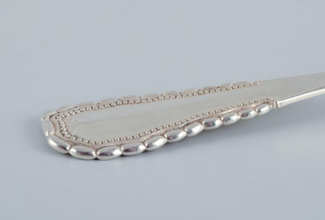 Danois Cuillère de service Viking en argent 830 de Georg Jensen, en vente