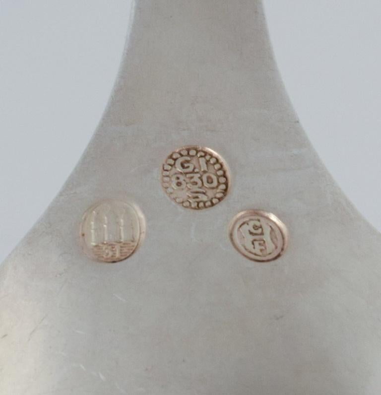 Cuillère de service Viking en argent 830 de Georg Jensen, Excellent état - En vente à København, Copenhagen