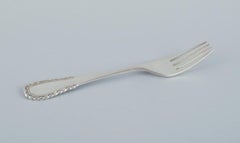 Georg Jensen, Viking,  ten lunch forks in 830 silver and sterling silver