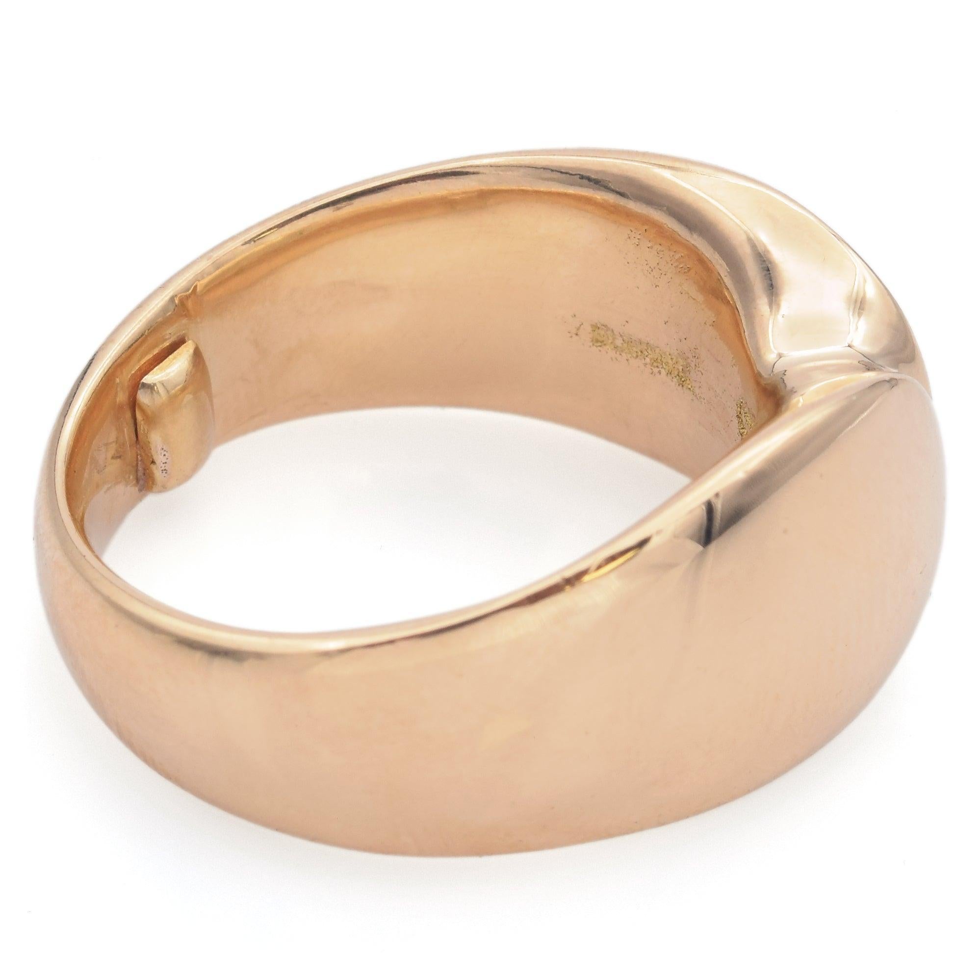 Georg Jensen and Nanna Ditzel Anello d'epoca in oro giallo 18 carati n. 100 in vendita 1