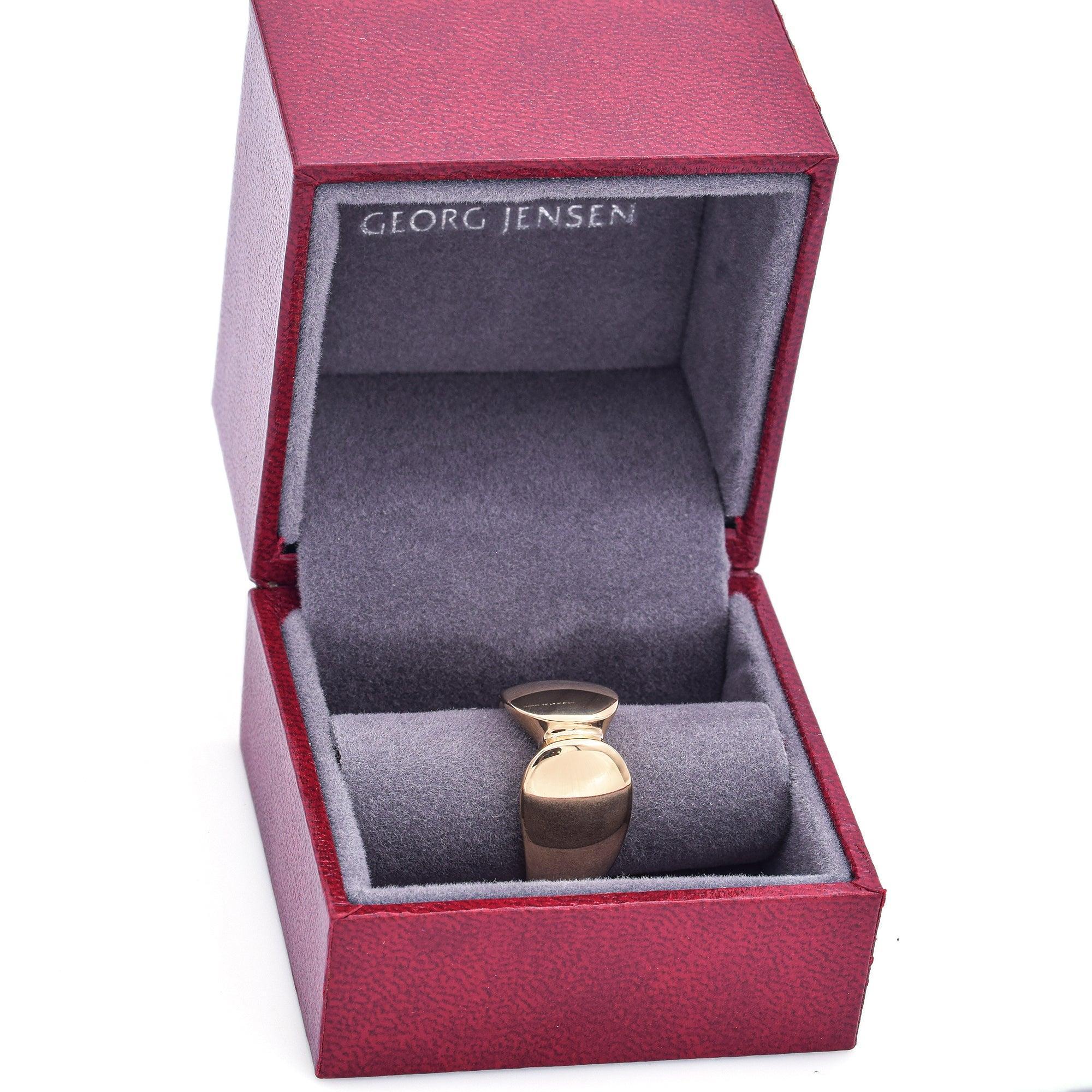 Georg Jensen and Nanna Ditzel Anello d'epoca in oro giallo 18 carati n. 100 in vendita 3