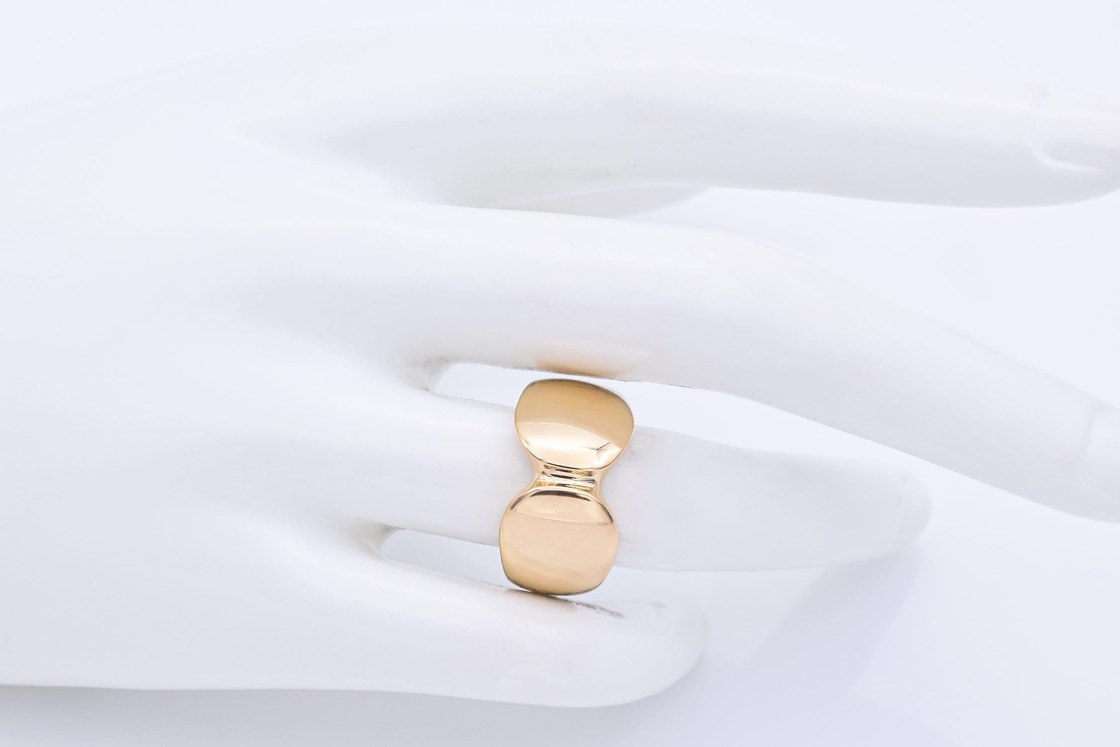 Georg Jensen and Nanna Ditzel Anello d'epoca in oro giallo 18 carati n. 100 in vendita 5