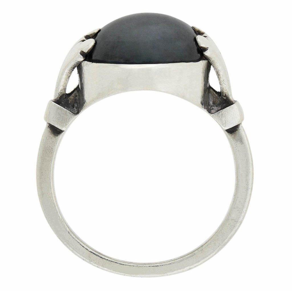 antique hematite ring