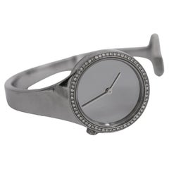 Georg Jensen Vivianan Diamant-Manschettenuhr mit Lünette 