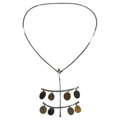 "Georg Jensen" Vivianna Torun Bülow-Hübe Silberner Halsring Einzigartig
