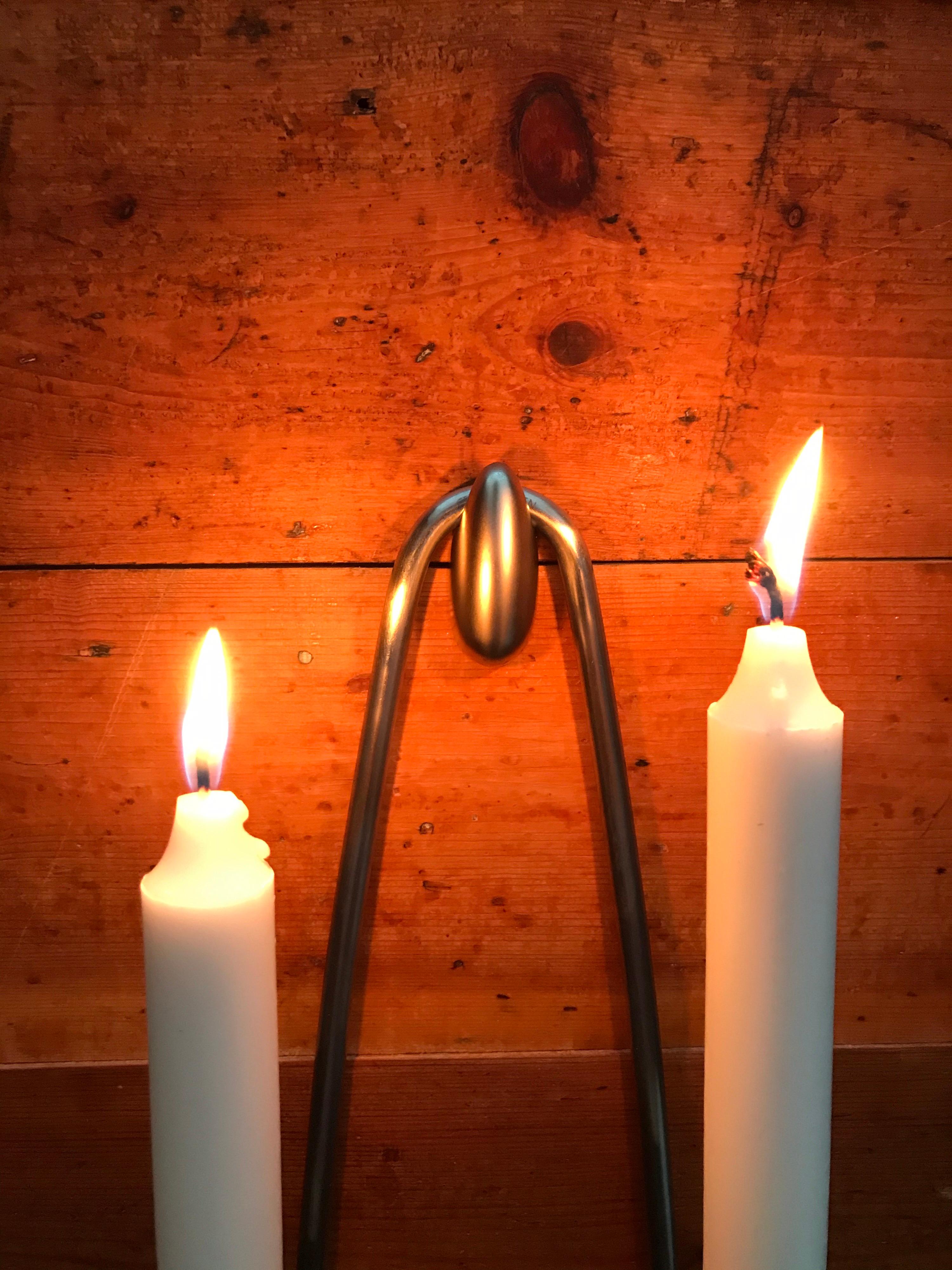 Georg Jensen Wall Mounted Candleholder in Stainless Steel 1