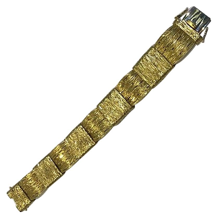 Georg Jensen & Wendel, 18 Carat Gold Bracelet For Sale
