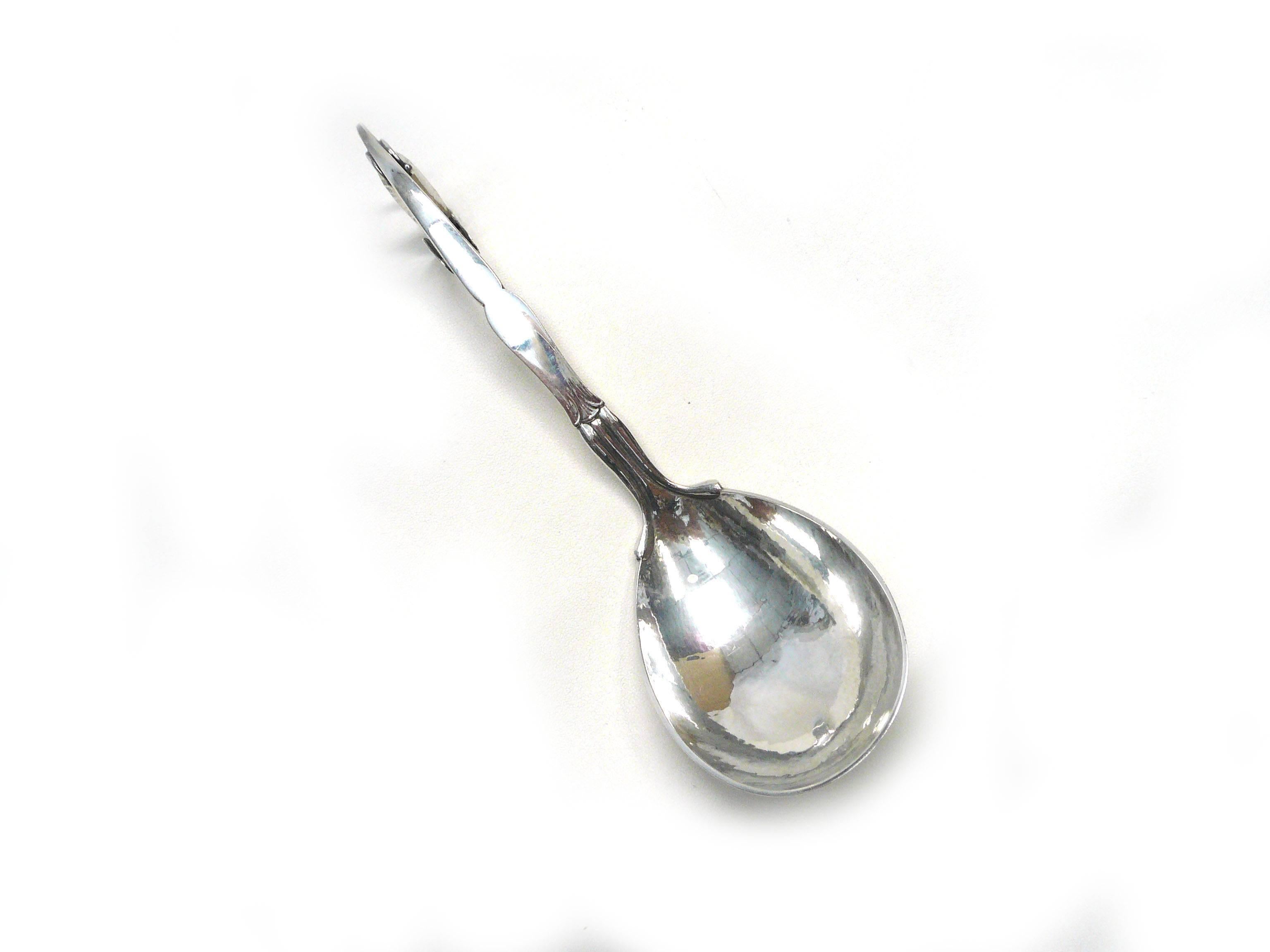 Rare sterling ladle from the Georg Jensen Unique Serving Piece Collection.
Our ladle measures 8