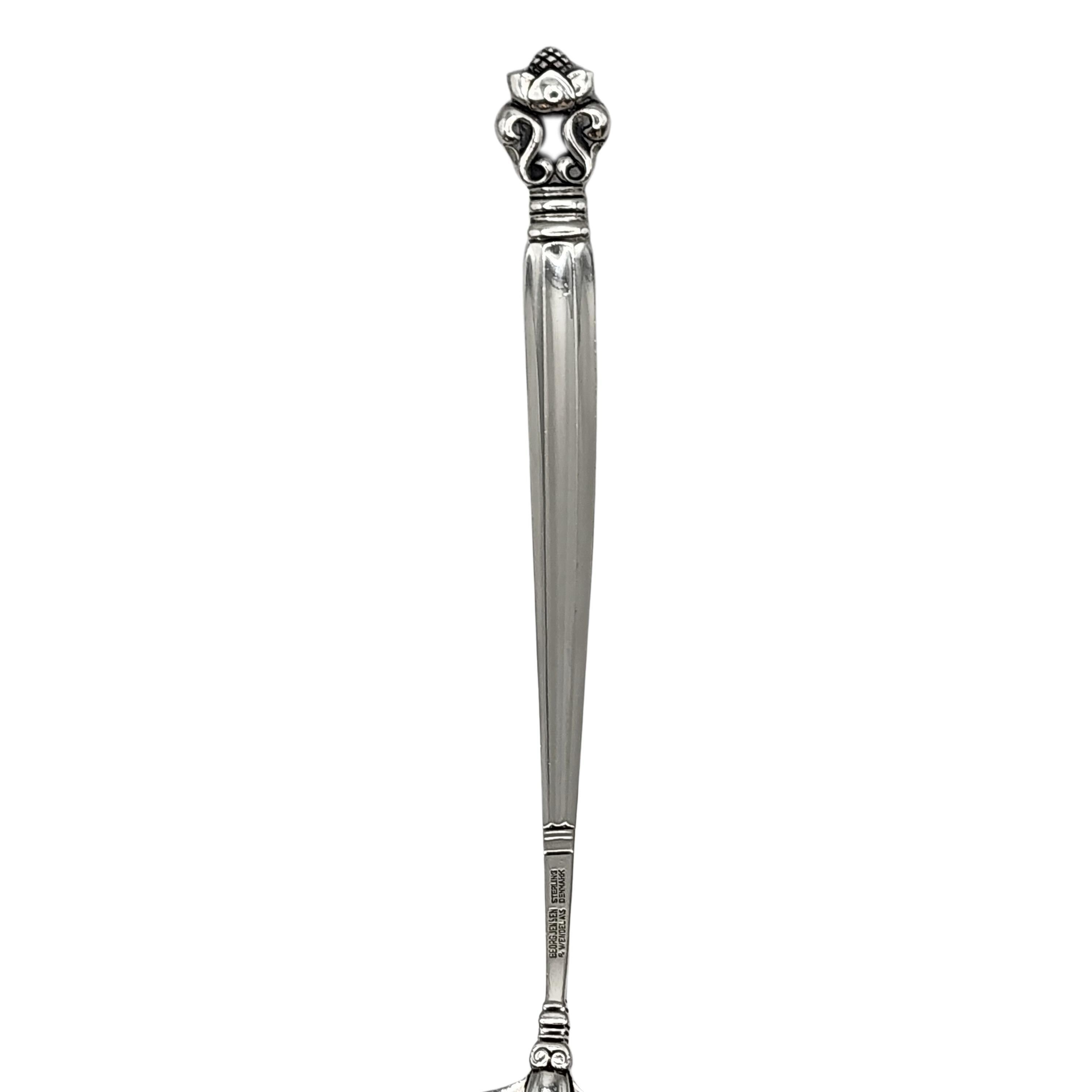 Georg Jensen & Wendel Denmark Acorn Sterling Silver - Mestolo da sugo grande in argento 925  #18620 in vendita 2