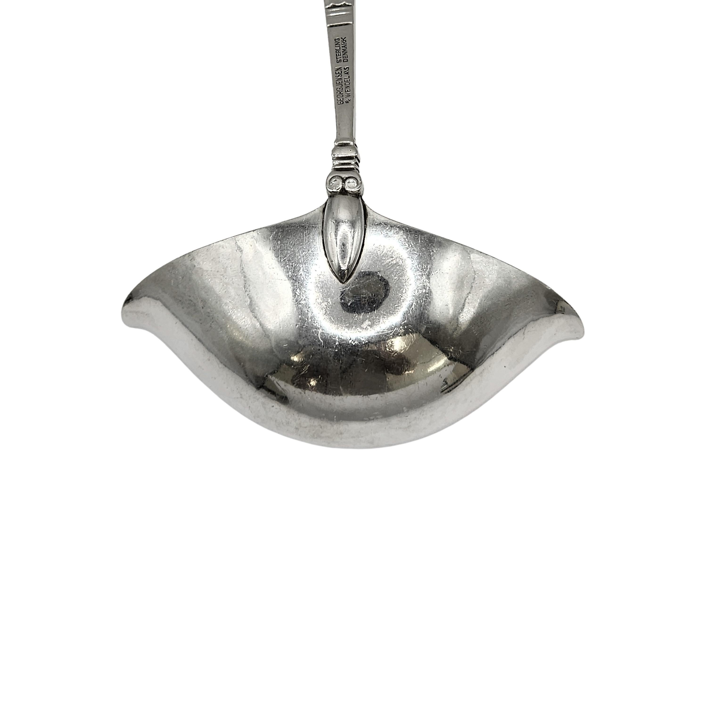 Georg Jensen & Wendel Denmark Acorn Sterling Silver - Mestolo da sugo grande in argento 925  #18620 in vendita 3