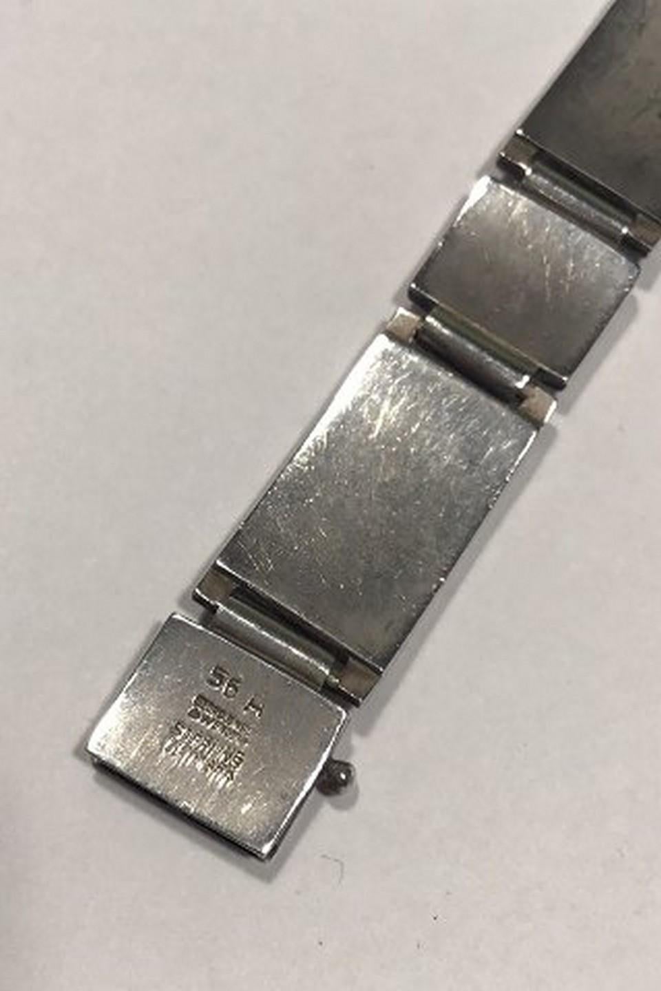 Georg Jensen & Wendel Pulsera de plata de ley nº 56A Henry Pilstrup en Bueno estado para la venta en Copenhagen, DK