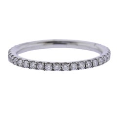 Georg Jensen, bague Aurora en or blanc et diamants 1553 A