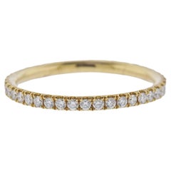 Georg Jensen Yellow Gold Aurora Diamond Ring 1553 A